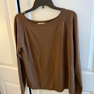 Talbots chocolate brown xl women’s lightweight sweater